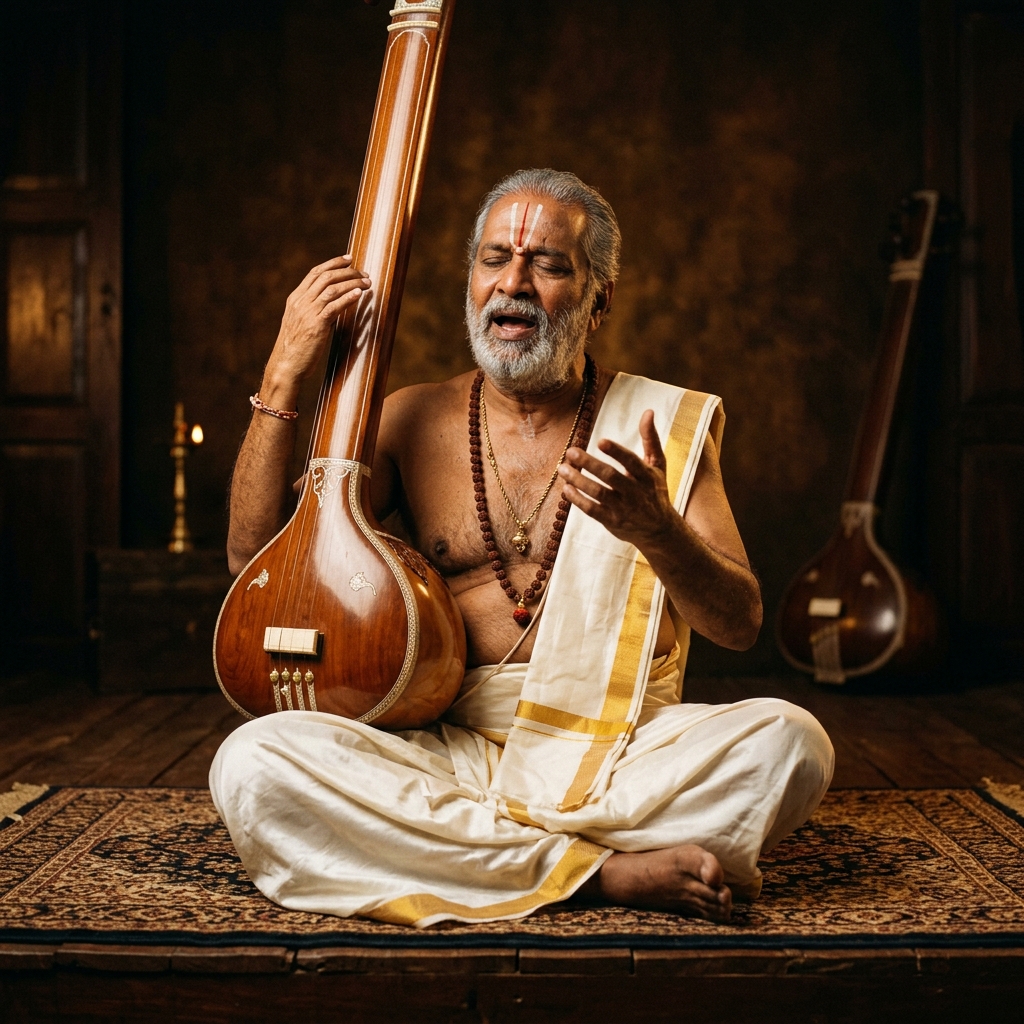 Divine Veena Virtuosity & Gamaka Nuances — Guru: Mani Krishnaswami